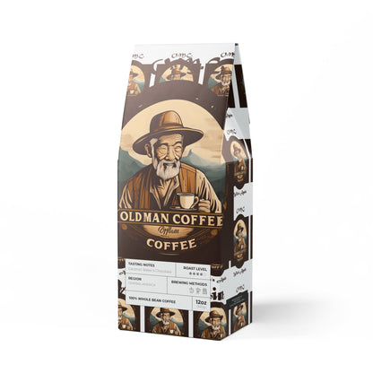 Old Man Coffee 12 oz (Medium-Dark Roast) Coffee for Poker Players