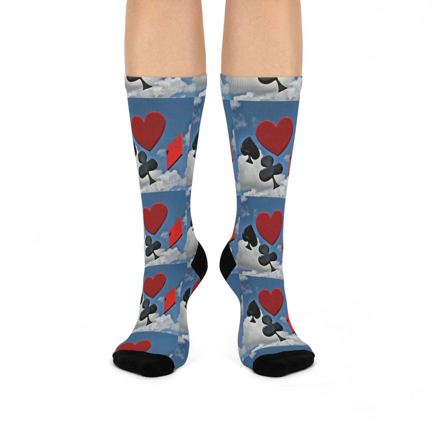 Show off your love for the game in comfort and style with unique poker socks from Poker Room Threads! These high-quality, breathable socks come in a variety of eye-catching designs, perfect for expressing your personality at the table. Whether you're a seasoned pro or a casual player searching for lucky charm socks, our collection offers something for everyone.  Poker Room Threads socks are the ideal poker gift for yourself or any fellow player. Shop now and find your perfect pair!