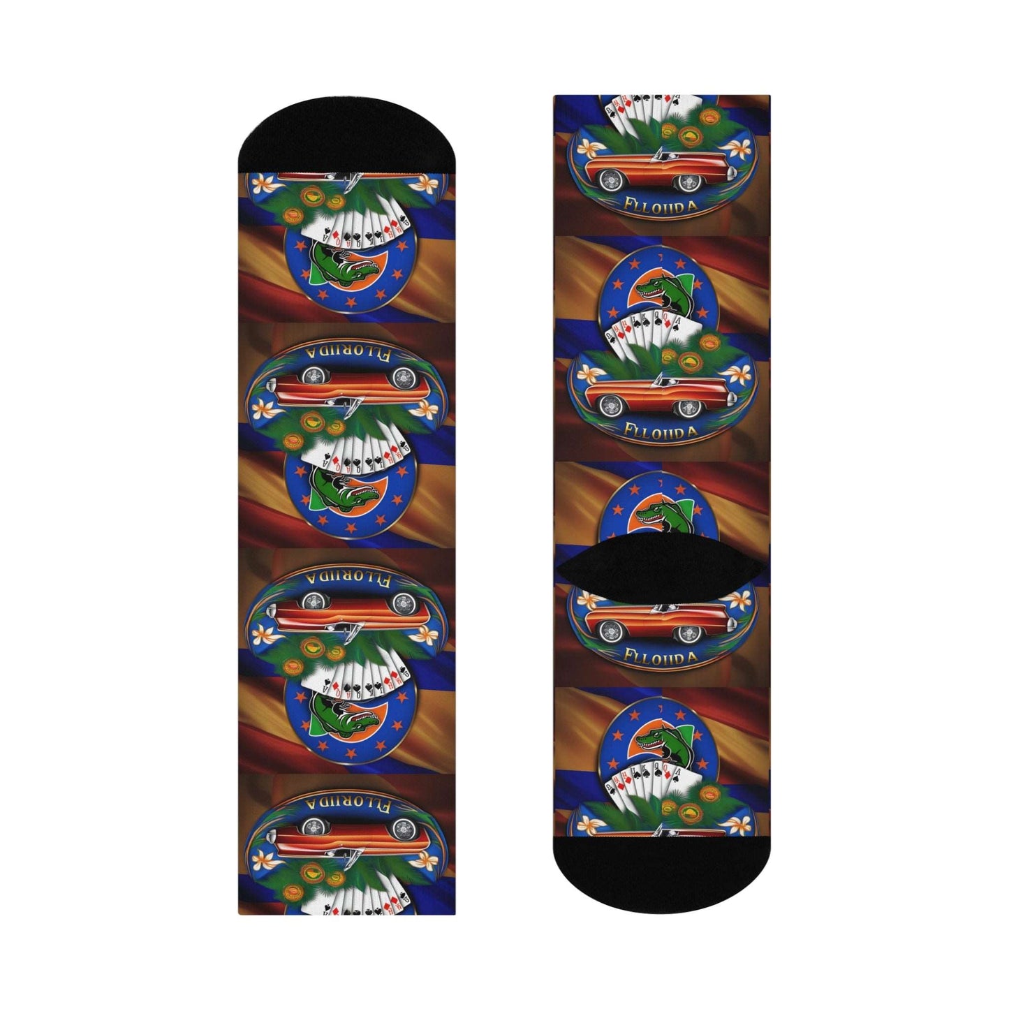 Florida Poker Socks