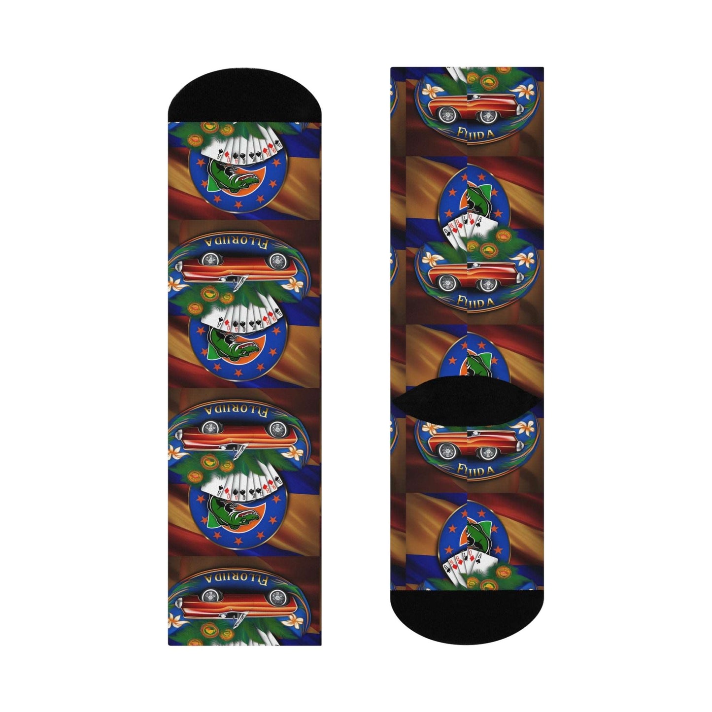 Florida Poker Socks