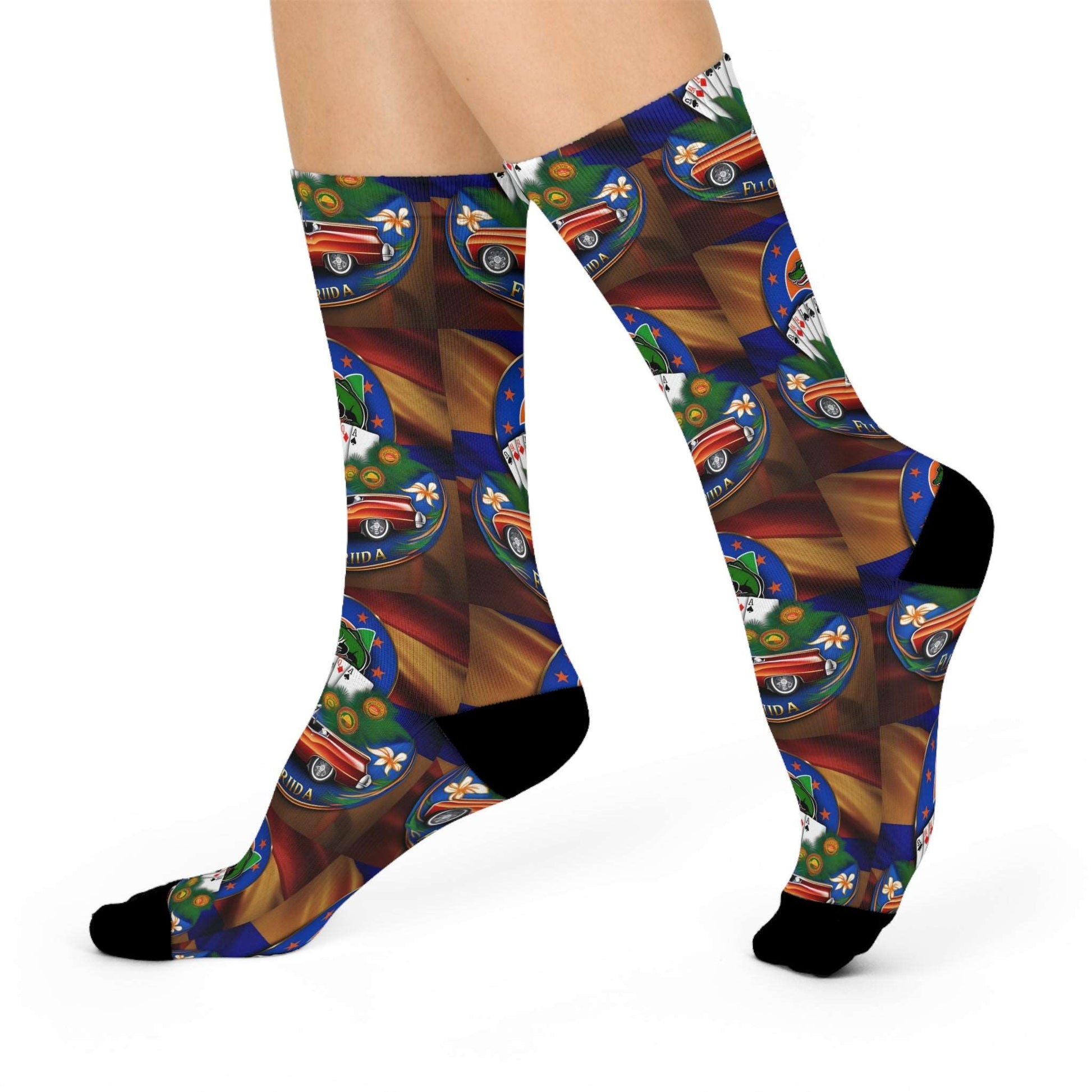 Florida Poker Socks