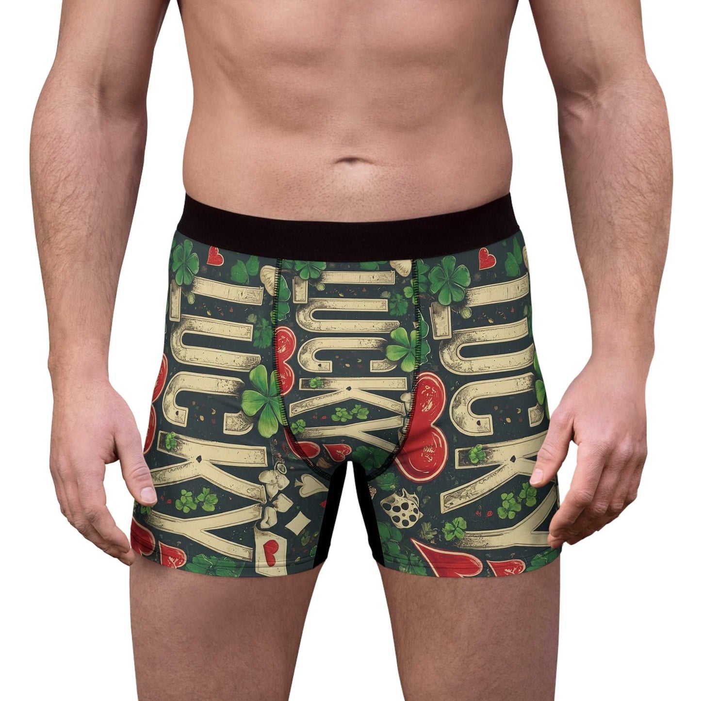 Lucky Poker -Men's Boxer Briefs