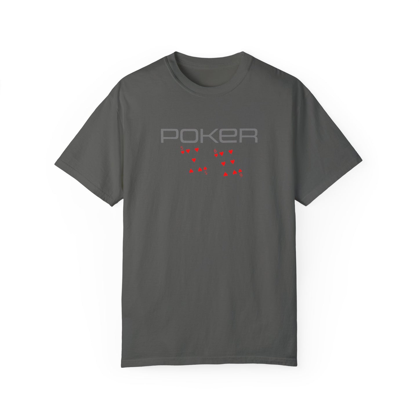 Show Your Love for the Game: 5, 6, Hearts Poker Hoodie  This stylish poker hoodie is the perfect way to represent your passion for the game at the table or on the go. Featuring a bold design with the classic 5 and 6 of hearts, this hoodie is instantly recognizable by poker enthusiasts.