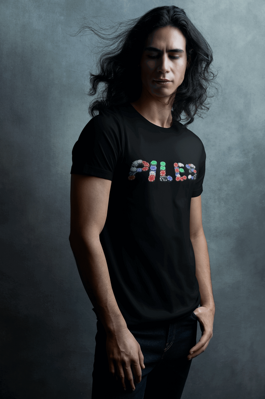 Piles-Poker T-Shirts